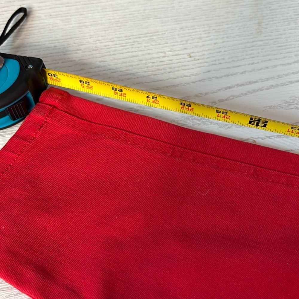 Joules Red High Rise Skinny Jeans - Stretch Denim (size 12) - Picture 11 of 12